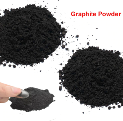 The graphite powder sem
